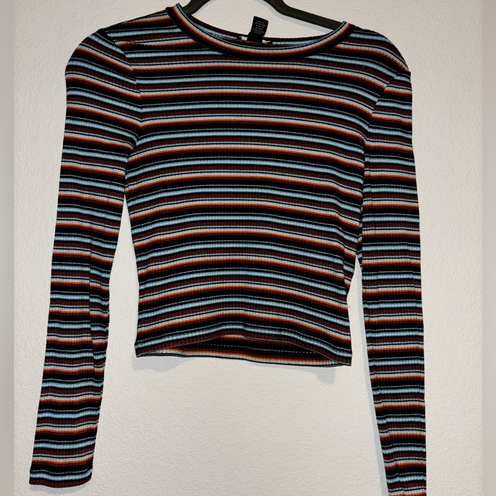 striped long sleeve shirt